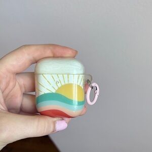 Sunset AirPods Case with Keychain